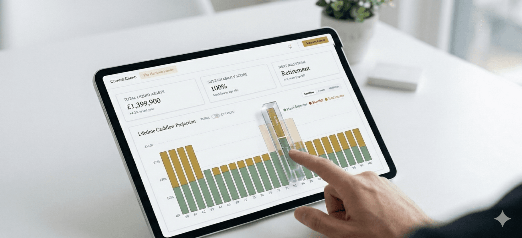 Interactive Cashflow Modelling